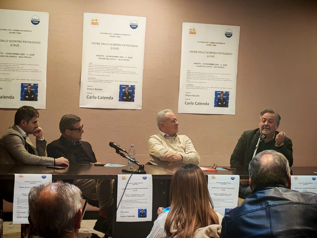 da sinistra: Pennoni, Calenda, Barbabella e Sciarrini