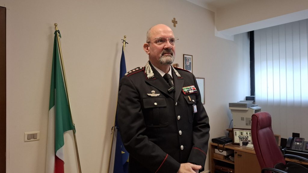 antonio de rosa comandante carabinieri terni