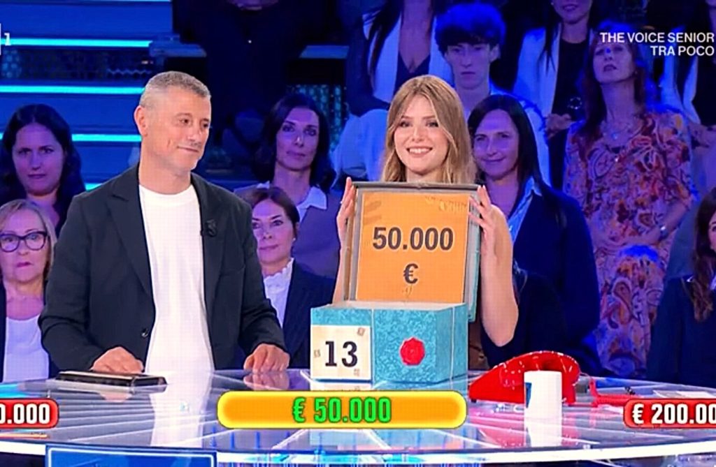 Maria Cristina Brisighella ad Affari Tuoi