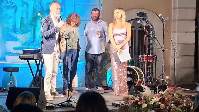 Sauro Pellerucci con Amelia Milardi, Michele Rossi, Silva Santarelli
