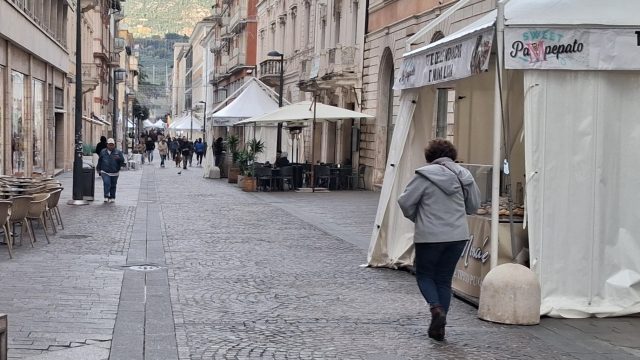Sweet Pampepato stand bancarelle piazza tacito