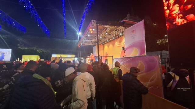 fiaccola olimpica a Terni.