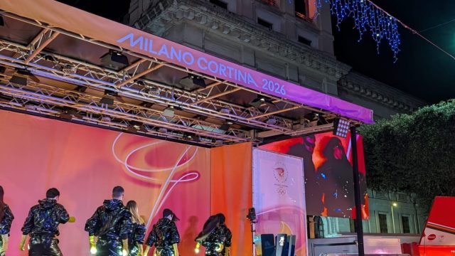 fiaccola olimpica a Terni.