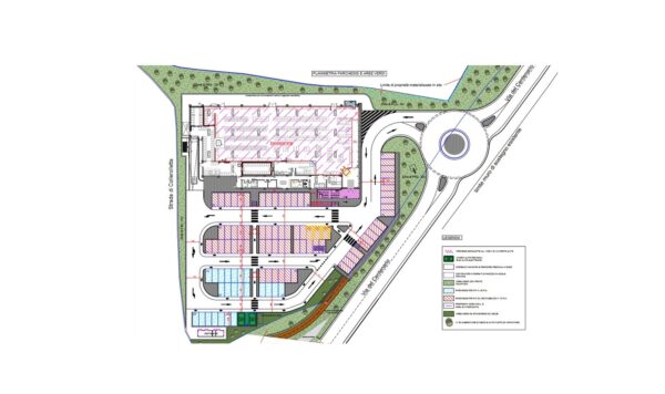 progetto nuovo supermercato via del centenario